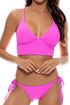 Luli Fama Playa Vibes Cross Back Bustier Top
